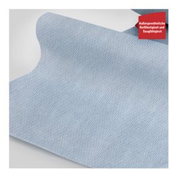 WypAll L10 Reinigungstücher für Oberflächen, 1 Blaue Rolle x 1.000 Papier-Wischtücher