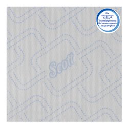 Scott Control Slimroll Rollenhandtücher, 6 x 165m lange, weiße, 1-lagige Rollen