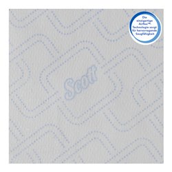 Scott Control Rollenhandtücher, 6 x 300m Weiß, 1-lagige Rollen