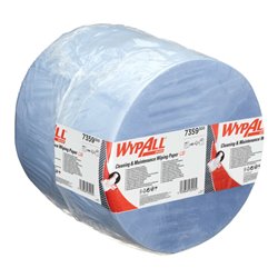 WypAll L30 blaue Reinigungstücher für Reinigung + Wartung, 1 blaue Rolle x 1.000 blaue, 3-lagige Reinigungstücher
