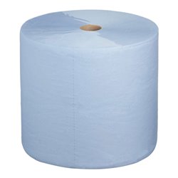 WypAll L30 blaue Reinigungstücher für Reinigung + Wartung, 1 blaue Rolle x 1.000 blaue, 3-lagige Reinigungstücher