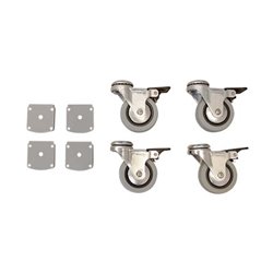 STIER Rollenset für elektrisch höhenverstellbaren Schreibtisch 501-33