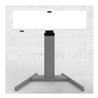 STIER Elektrisch höhenverstellbarer Steh-Tisch 501-19 100x80cm Weiß mel., 68-120cm