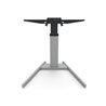 STIER Elektrisch höhenverstellbarer Steh-Tisch 501-19 100x80cm Weiß mel., 68-120cm