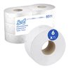 Scott Essential Jumbo Toilettenpapierrolle, 6 Rollen x 380m Blatt 2-lagigen Toilettenpapiers
