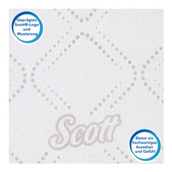Scott Essential Jumbo Toilettenpapierrolle, 6 Rollen x 380m Blatt 2-lagigen Toilettenpapiers