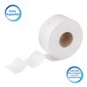 Scott Essential Jumbo Toilettenpapierrolle, 6 Rollen x 380m Blatt 2-lagigen Toilettenpapiers