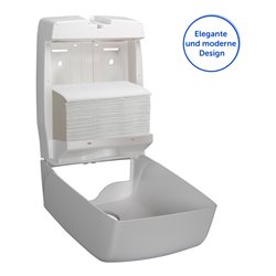 Aquarius Spender für Handtücher mit C-Faltung, Weiß