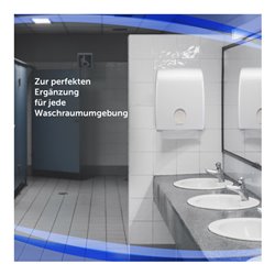 Aquarius Spender für Handtücher mit C-Faltung, Weiß