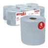 WypAll Papierwischtücher für Lebensmittel & Hygiene, 6 Rollen x 630 Wischtücher, 1-lagig, blau