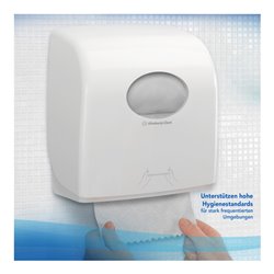 Scott Essential Papierhandtücher gerollt, 6 x 350 m Handtuchrollen, weiß