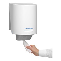 WypAll Papierwischtücher für Lebensmittel & Hygiene, 6 Rollen x 630 Wischtücher, 1-lagig, weiß