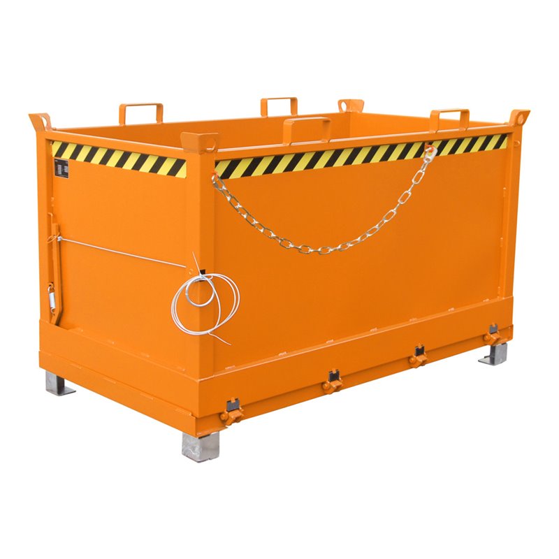 Bauer Südlohn Klappbodenbehälter FB1500, lackiert