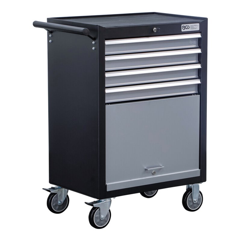 BGS Werkstattwagen | 4 Schubladen, 1 Klappfach | leer