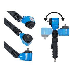 BGS Druckluft-Schlagschrauber | abgewinkelt | mit dreh- und neigbarem Kopf | 12,5 mm (1/2') | 650 Nm