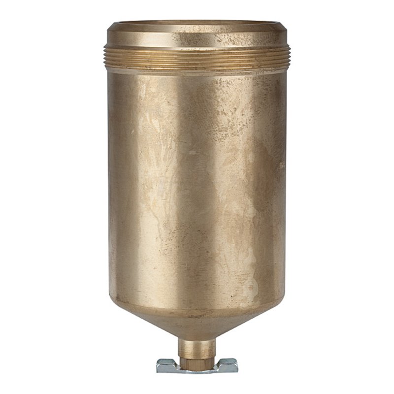 Riegler Metallbehälter komplett, mit Handablassventil