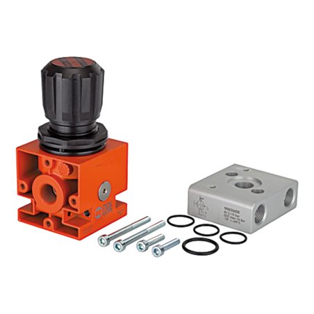 Riegler Reglereinheit (Regler+Adapter+Befestigungsteile) für Booster G3/8