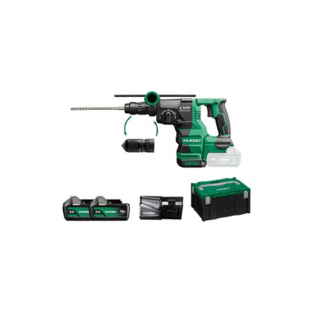 HiKOKI Akku-Bohr- und Meißelhammer (SDS-plus) DH1826DC (5,0 Ah) (HSC III)