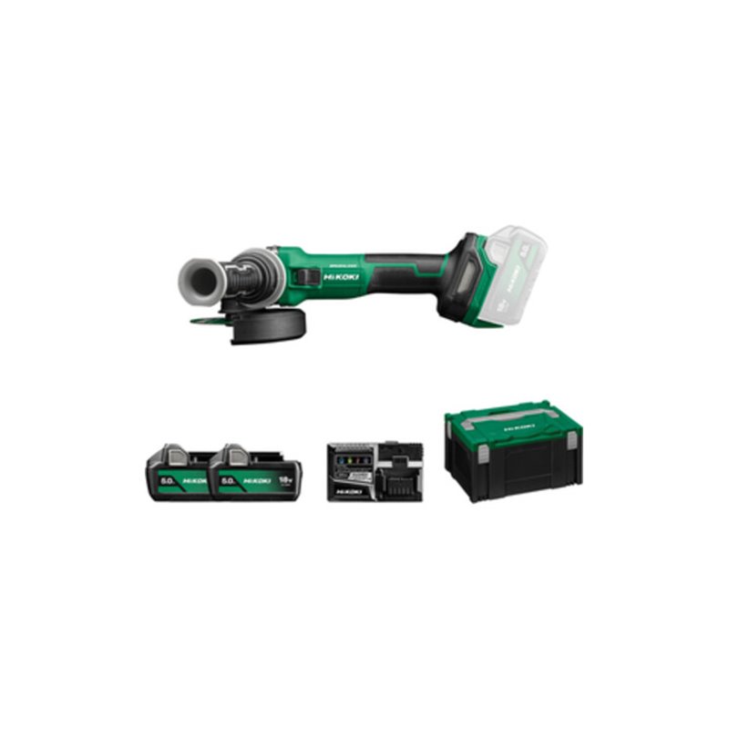 HiKOKI Akku-Winkelschleifer G1813DVE (5,0 Ah) (HSC III)