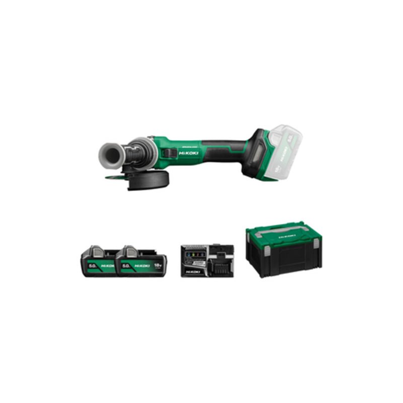 HiKOKI Akku-Winkelschleifer G1813DE (5,0 Ah) (HSC III)