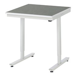 RAU Arbeitstisch adlatus 150 elektrisch höhenverstellbar Linoleum-/Universal-Platte