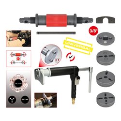 KS Tools Universal Bremskolben-Rückstell-Werkzeug-Satz, 8-tlg.