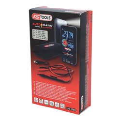 KS Tools Automatik Digital-Multimeter inkl. Prüfspitzen