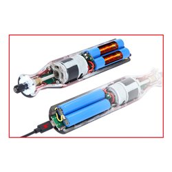 KS Tools eMONSTER Akku-Multifunktionswerkzeug-Satz mit 50 Zubehörteilen