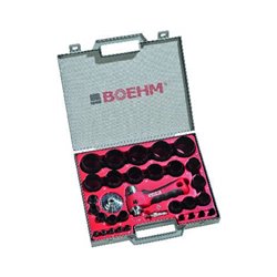 Boehm Ring-Stanzwerkzeug-Satz komplett im Behälter, Stanzbereich: 2-50mm