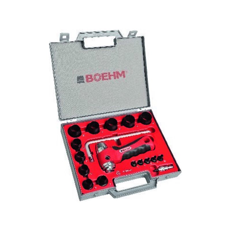 Boehm Ring-Stanzwerkzeug-Satz komplett im Behälter, Stanzbereich: 3-30mm