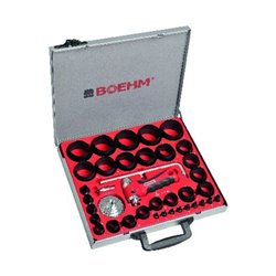 Boehm Ring-Stanzwerkzeug-Satz komplett im Behälter, Stanzbereich: 2-60mm