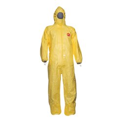 Dupont Schutzoverall Typ 3/4/5/6 Tychem 2000 C, gelb, Unisex-Größe: M