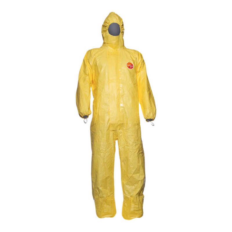Dupont Schutzoverall Typ 3/4/5/6 Tychem 2000 C, gelb, Unisex-Größe: M