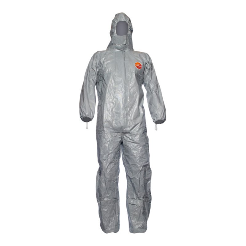 Dupont Schutzoverall Typ 3/4/5/6 Tychem 6000 F, grau, Unisex-Größe: 3XL