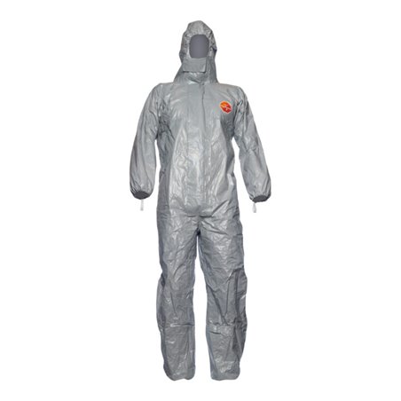 Dupont Schutzoverall Typ 3/4/5/6 Tychem 6000 F, grau, Unisex-Größe: 3XL