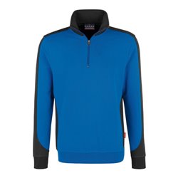 Hakro Zip-Sweatshirt Contrast Performance, royal, Unisex-Größe: 3XL