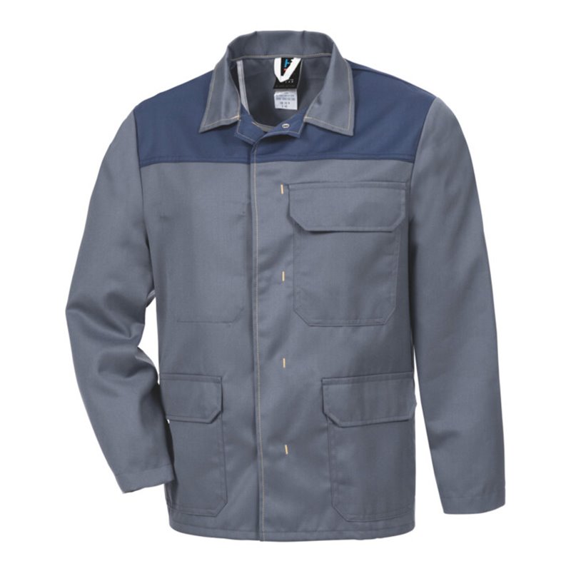 HB Tempex Chemikalienschutz-Jacke CHEMcomfort Antistatic, anthrazit / dunkelblau, Konfektionsgröße DE: 58