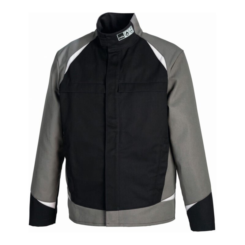 Rofa Schweißerschutz-Bundjacke Splash, dunkelanthrazit / grau, Konfektionsgröße DE: 98
