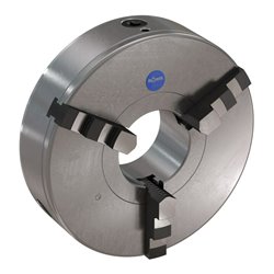 Röhm Dreibacken-Drehfutter Stahl zylindrische Zentrieraufnahme, DIN 702-4, Außen-⌀ A: 100mm