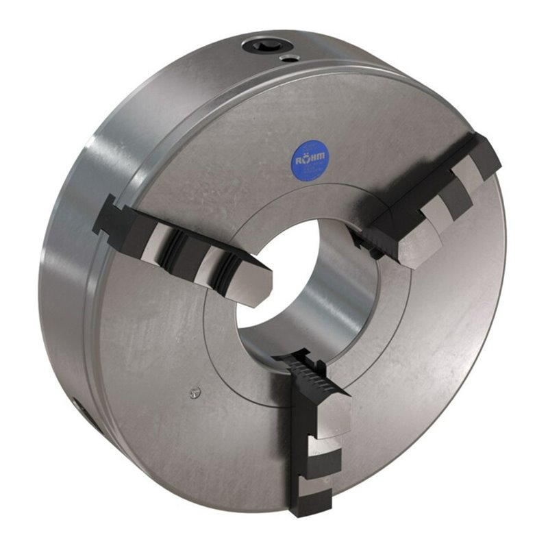 Röhm Dreibacken-Drehfutter Stahl zylindrische Zentrieraufnahme, DIN 702-4, Außen-⌀ A: 250mm