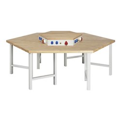 Rau Gruppenwerkbank 400-EA, B2700xT2340xH790-1140mm