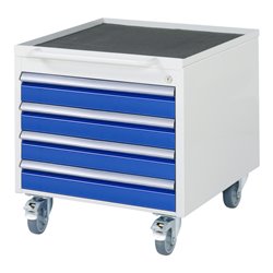 Rau Roll-Container 7000, B580xT650xH565mm, 4x Schublade-TA