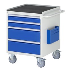 Rau Montagewagen L3.1, B580xT650xH795mm, 4x Schublade-TA, MT-Top-25mm