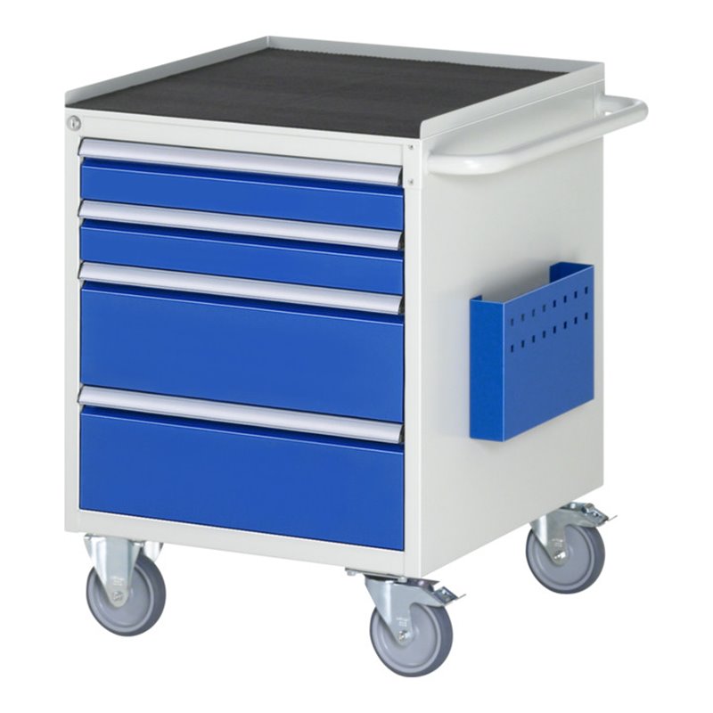 Rau Montagewagen L3.1, B580xT650xH795mm, 4x Schublade-TA, MT-Top-25mm