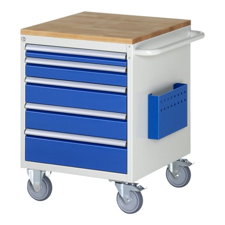 Rau Montagewagen L3.11, B580xT650xH795mm, 5x Schublade-TA, B-Top-25mm