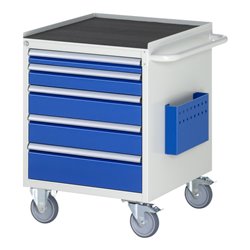 Rau Montagewagen L3.11, B580xT650xH795mm, 5x Schublade-TA, MT-Top-25mm