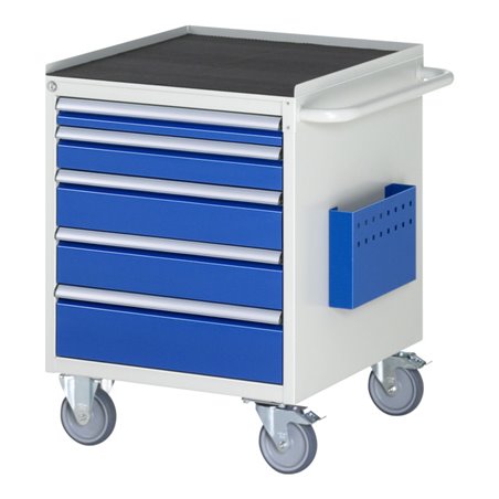 Rau Montagewagen L3.11, B580xT650xH795mm, 5x Schublade-TA, MT-Top-25mm