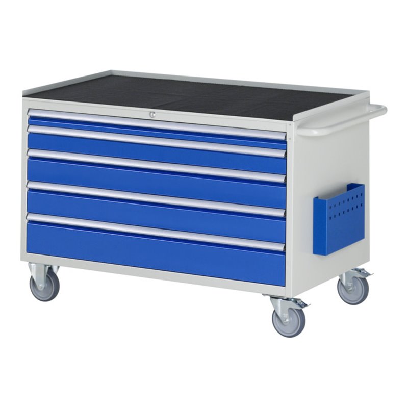 Rau Montagewagen XXL3.11, B1145xT650xH795mm, 5x Schublade-TA, MT-Top-25mm