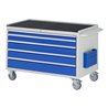 Rau Montagewagen XXL3.11, B1145xT650xH795mm, 5x Schublade-TA, MT-Top-25mm