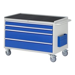 Rau Montagewagen XXL3.1, B1145xT650xH795mm, 4x Schublade-TA, MT-Top-25mm